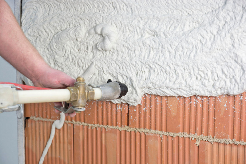 plaster trowel wall